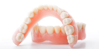 Complete upper and lower denture