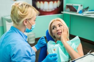 Patient in need of a root canal in Edmond